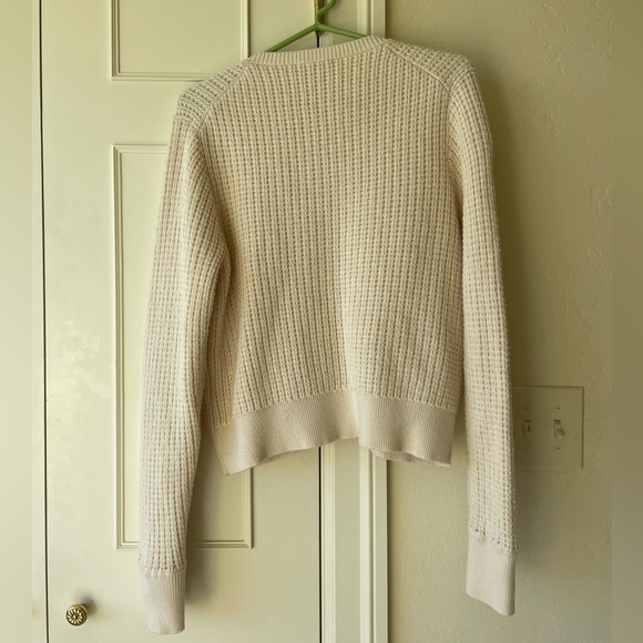 NWOT Everlane The Cropped Cotton-Merino Bomber Size L - Picture 10 of 10